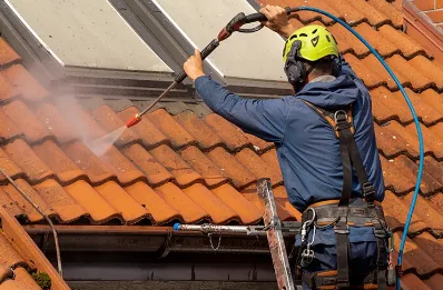 Démoussage et hydrofuge de toiture à Ourton